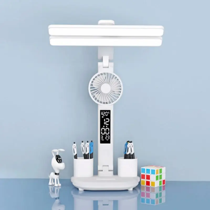 π‘ Modern 4-Head LED Desk Lamp β Adjustable, Dimmable & Multi-Functional