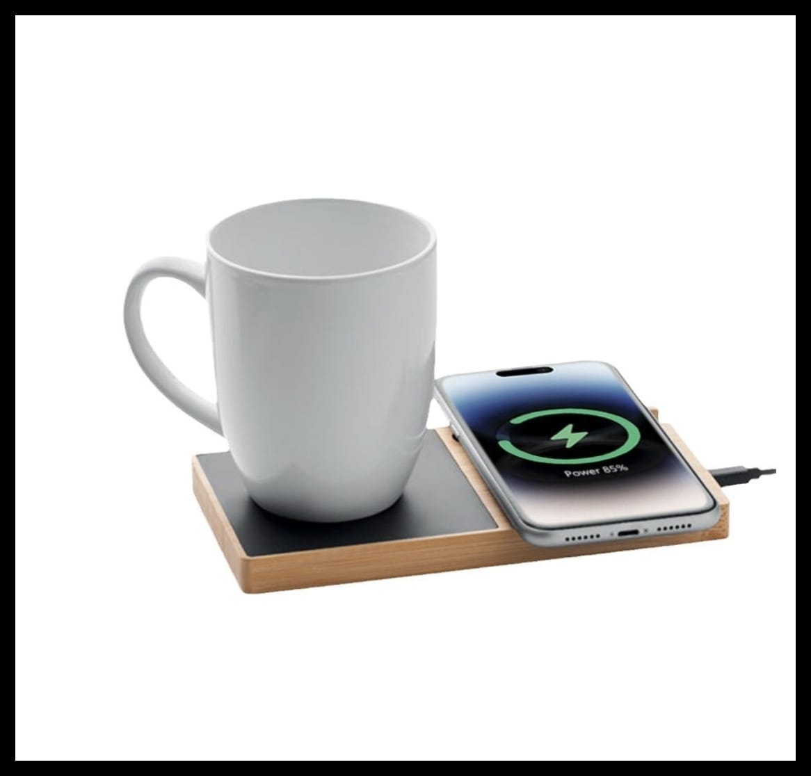 2-in-1 Coffee Mug Warmer & Wireless Charger | Multi-Functional Heating Coaster(professional Gift)