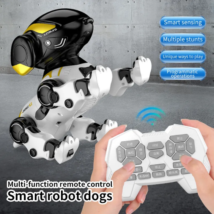 🤖 Smart WiFi RC Robot Dog – Gesture, Voice & App Control