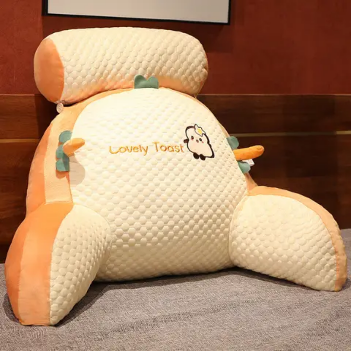 🐾 Lovely Cartoon Bed Lumbar Cushion – Ultimate Backrest Pillow for Comfort & Support