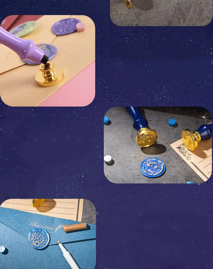 🔥 Wax Stamp Kit – Elegant Sealing for Letters & Gifts