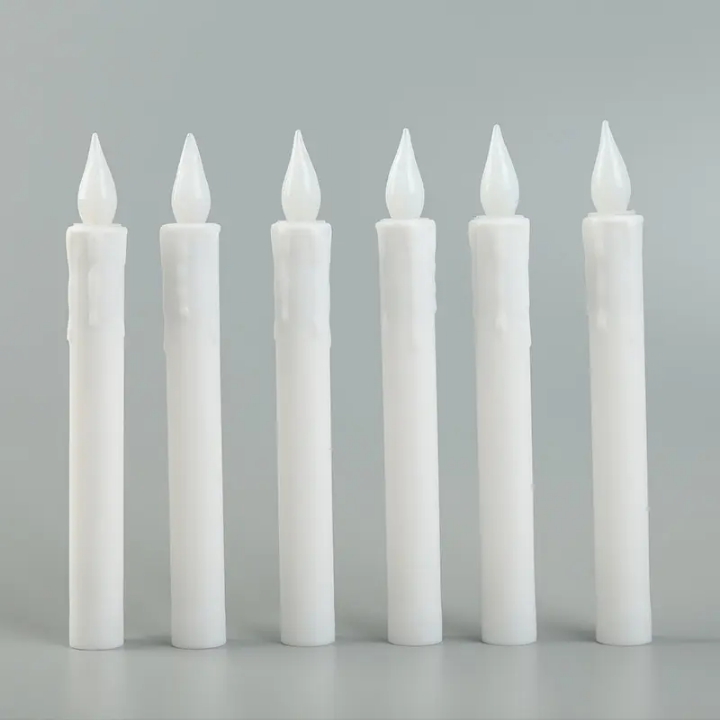 🕯️ Flameless 3D Flickering LED Candles – Safe, Realistic & Timeless Ambience