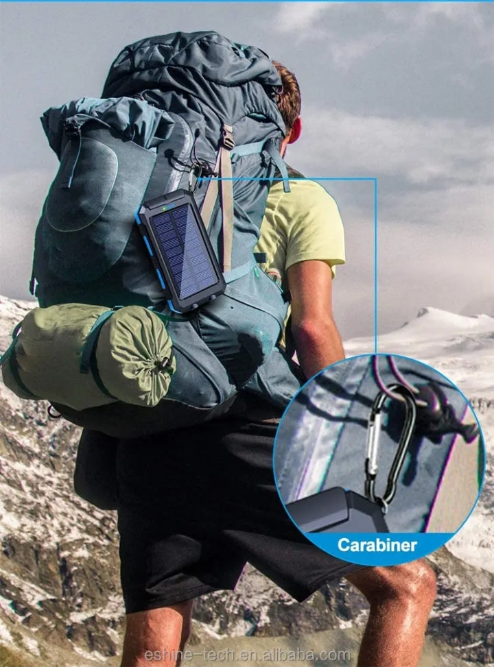 ☀️Portable Solar Power Bank – High Capacity, Outdoor-Ready Power Solution