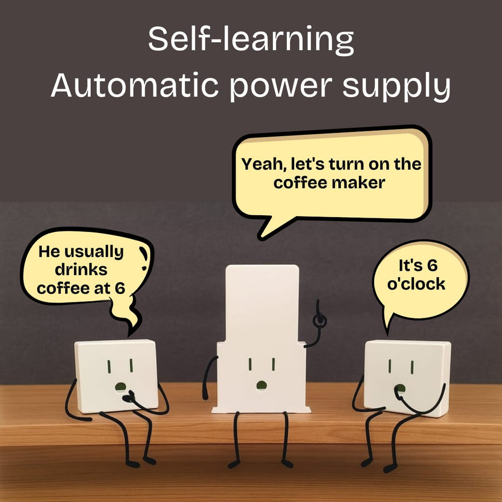 ⚡ EshMark 3-in-1 Self learning Ai Smart Multi Plug – Automatic control