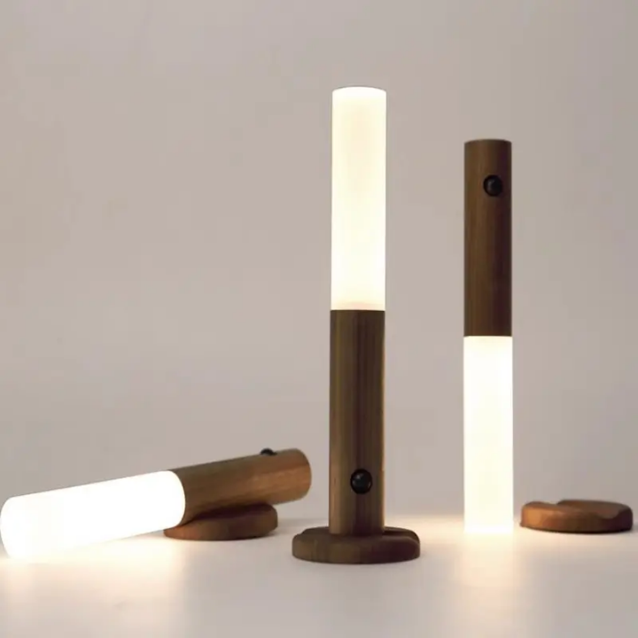 🌙 Wireless Smart Motion Sensor Bed Lamp – USB Rechargeable & Energy Efficient