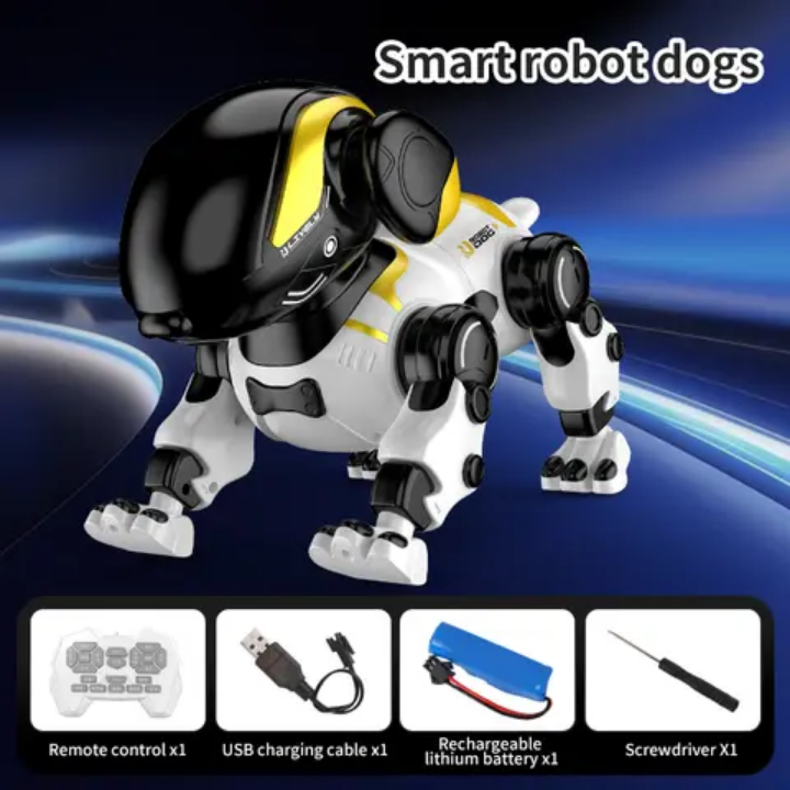 🤖 Smart WiFi RC Robot Dog – Gesture, Voice & App Control