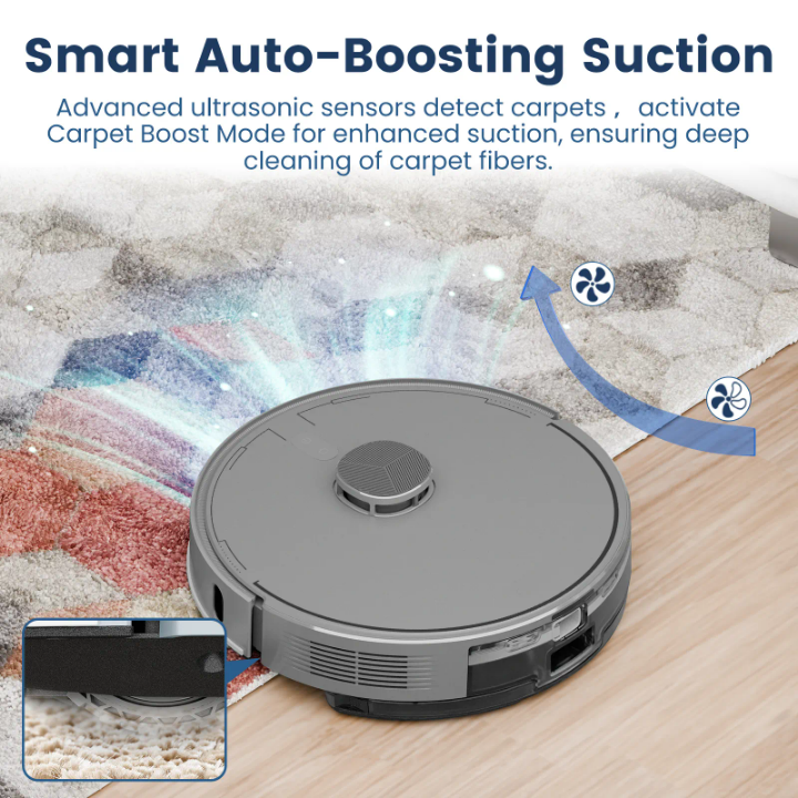 🤖 AIRROBO 5500Pa Robot Vacuum Cleaner – Smart Deep Cleaning for Every Surface