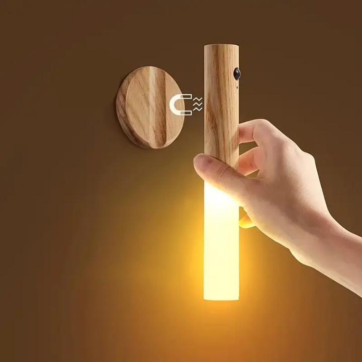 🌙 Wireless Smart Motion Sensor Bed Lamp – USB Rechargeable & Energy Efficient