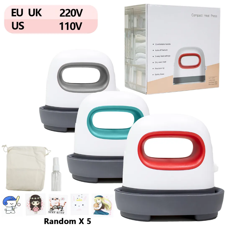 🔥 HPM-59 Mini Heat Press Machine – Compact Power for Professional Heat Transfers