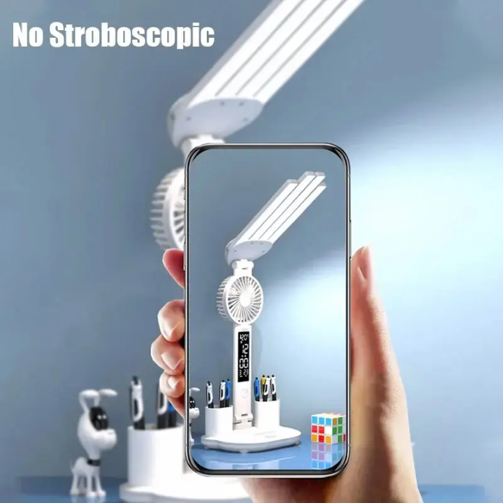 💡 Modern 4-Head LED Desk Lamp – Adjustable, Dimmable & Multi-Functional