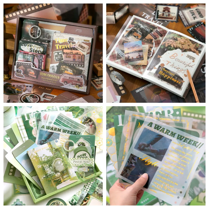 🔥 Simno Vintage Scrapbook Kit – Creative & Durable Crafting Essentials