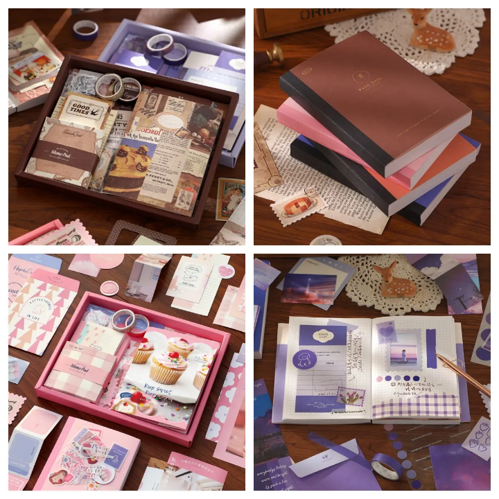 🔥 Simno Vintage Scrapbook Kit – Creative & Durable Crafting Essentials