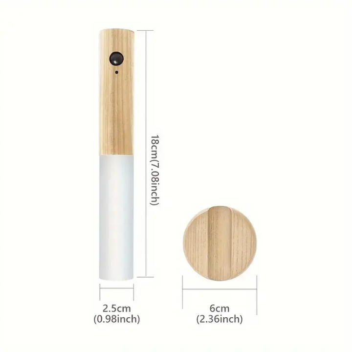 🌙 Wireless Smart Motion Sensor Bed Lamp – USB Rechargeable & Energy Efficient